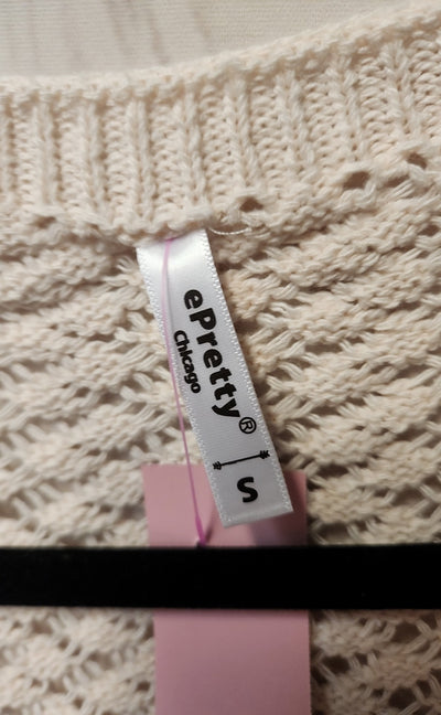 ePretty Women's Size S Pale Pink Cardigan