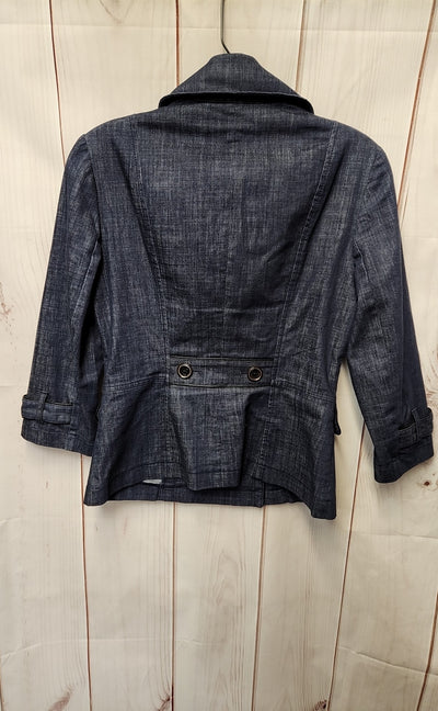 White House Black Market Women's Size 2 Navy Jacket