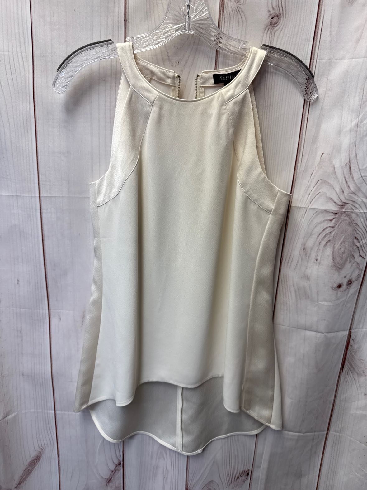 White House Black Market Women's Size 0 White Sleeveless Top