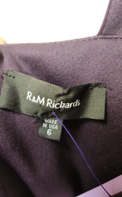 R&M Richards Women's Size 6 Purple Dress