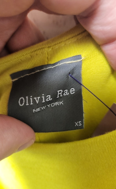 Olivia Rae Women's Size XS Yellow Dress