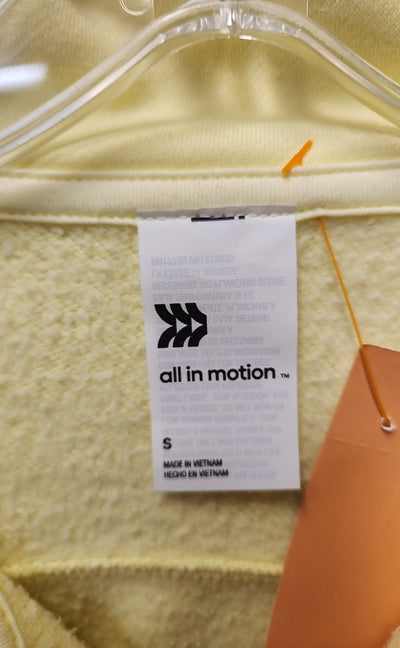 All in Motion Women's Size S Yellow Sweatshirt