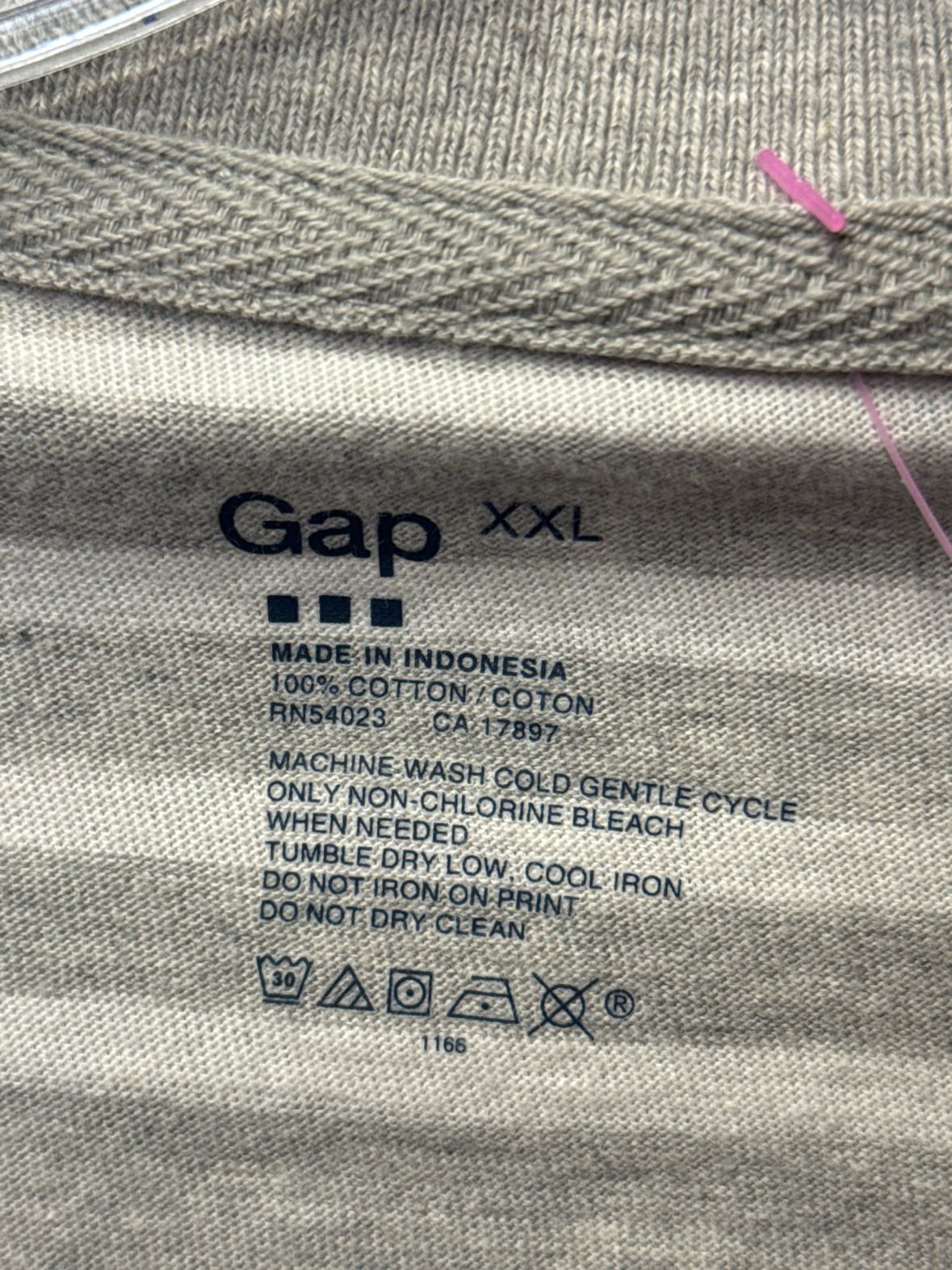 Gap Men's Size XXL Gray Shirt