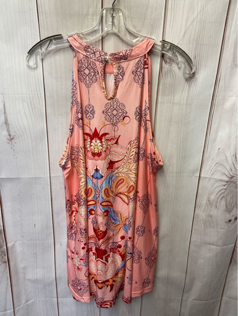 LoveU.Dear Women's Size XL Pink Sleeveless Top