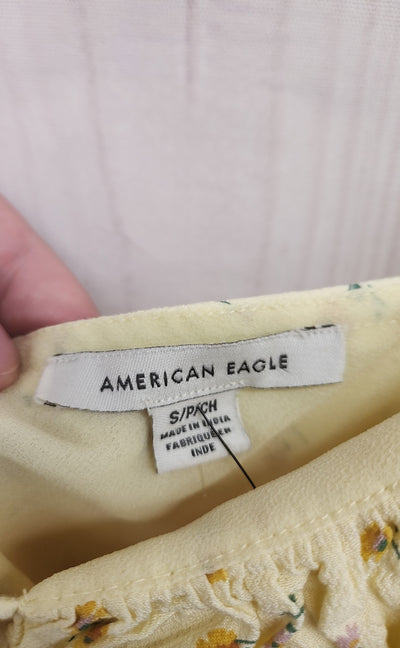 American Eagle Women's Size S Yellow Dress