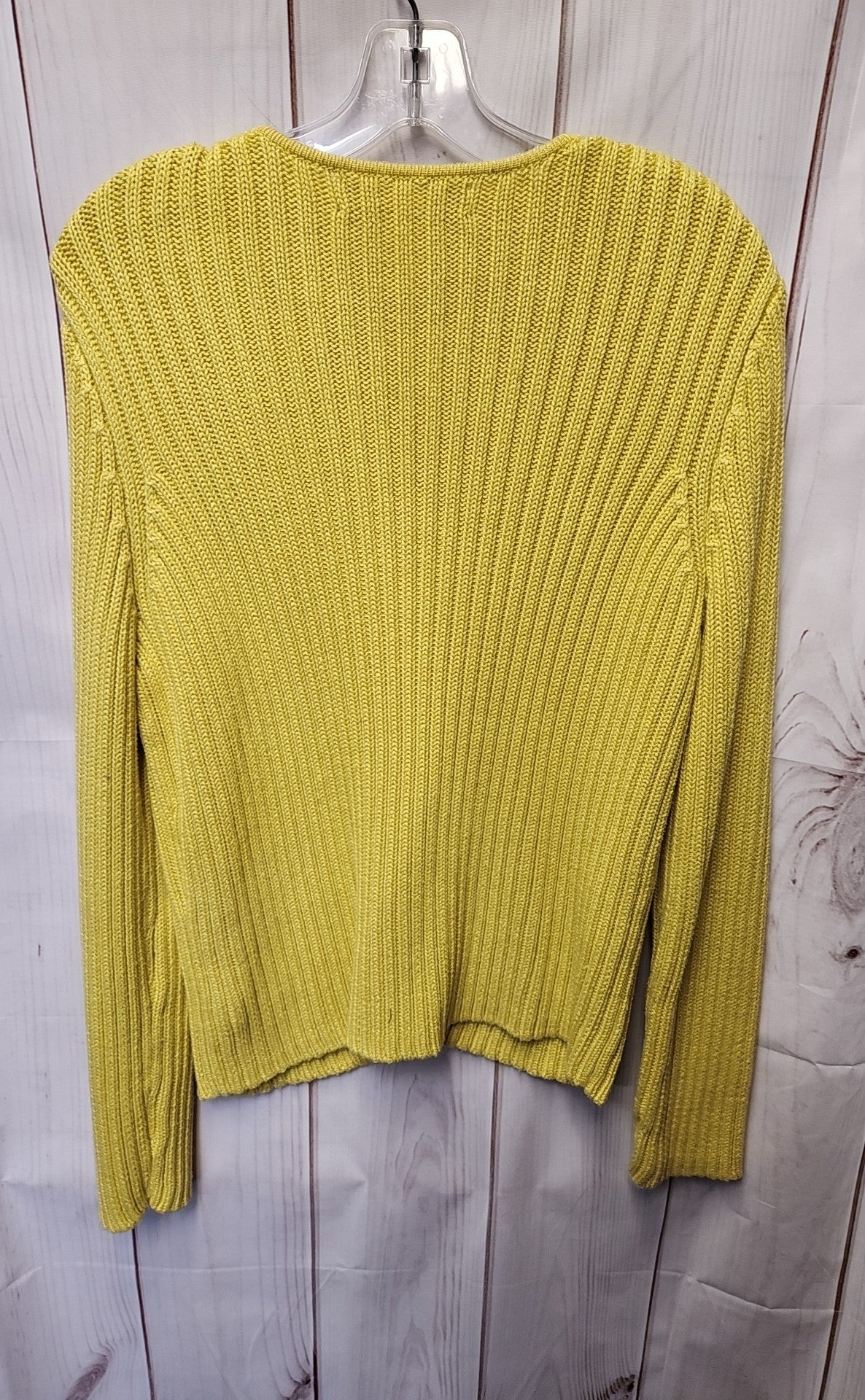 Jones New York Women's Size XL Yellow Cardigan