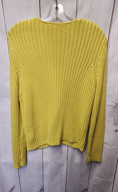 Jones New York Women's Size XL Yellow Cardigan
