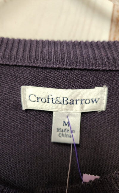 NWT Croft & Barrow Women's Size M Purple Cardigan