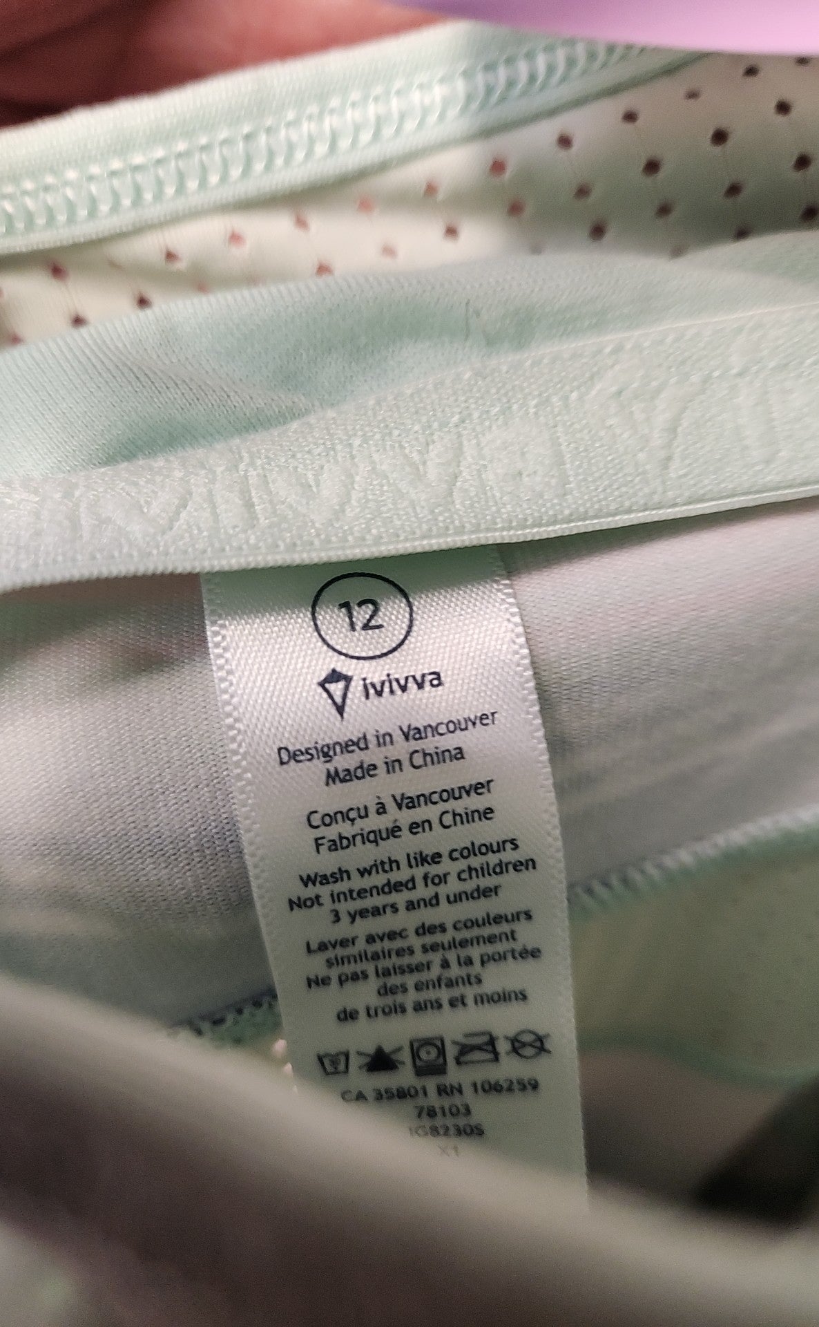 Ivivva - Lululemon Girl's Size 12 Mint Romper