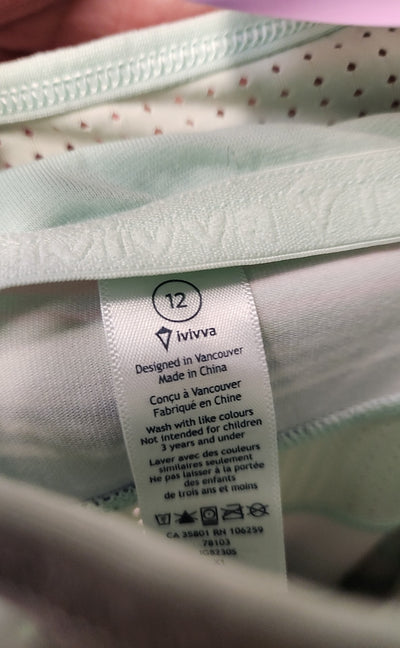 Ivivva - Lululemon Girl's Size 12 Mint Romper