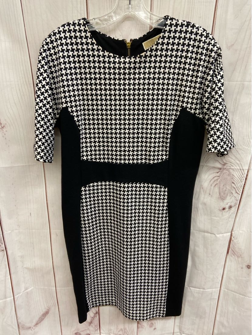 Michael Kors Women's Size 10 Black & White Dress