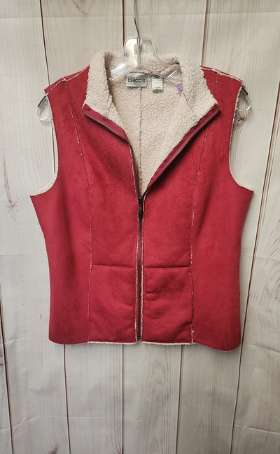 Chico's Women's Size 1 = US M Pink Vest