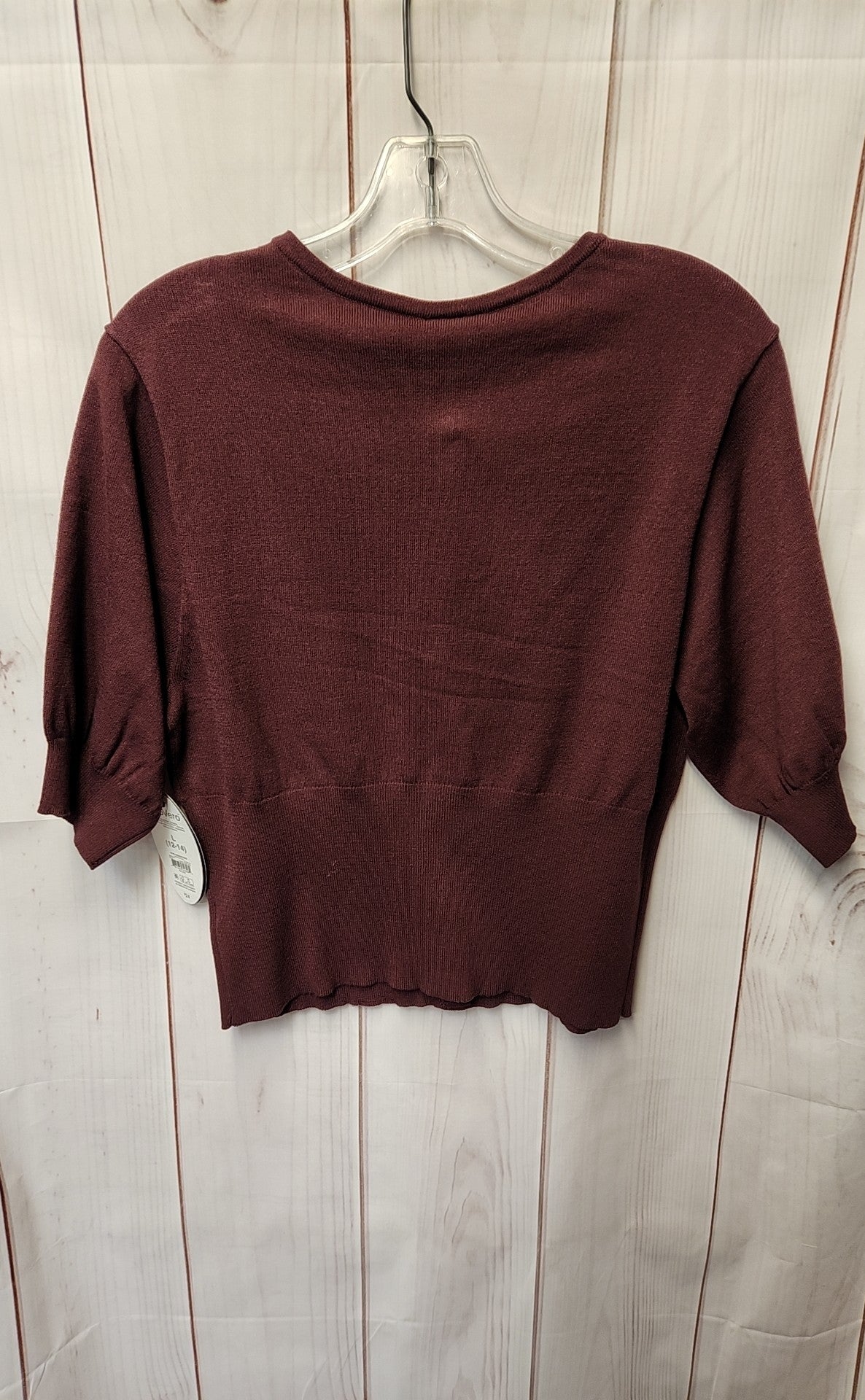 NWT Scoop Women's Size L Maroon Cardigan