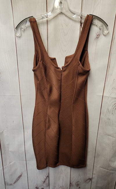 Haute Monde Women's Size M Brown Dress