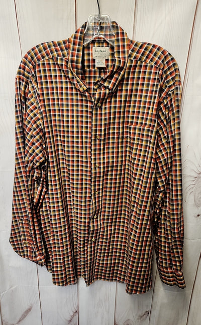 LL Bean Men's Size XL Brown Shirt