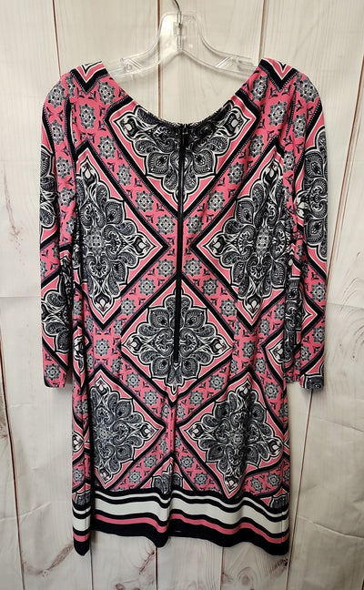 Vince Camuto Women's Size 12 Pink & Blue Dress