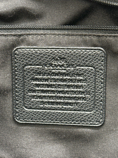 Coach 55064 Brown Sig. Logo Leather Tote Bag AS IS - wear on corners