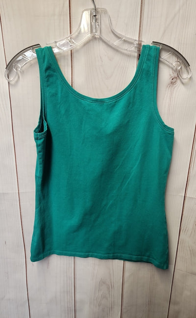Nic & Zoe Women's Size S Green Sleeveless Top