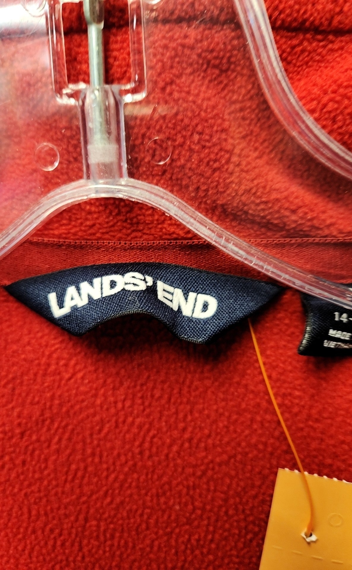 Lands End Women's Size L Red Sweatshirt