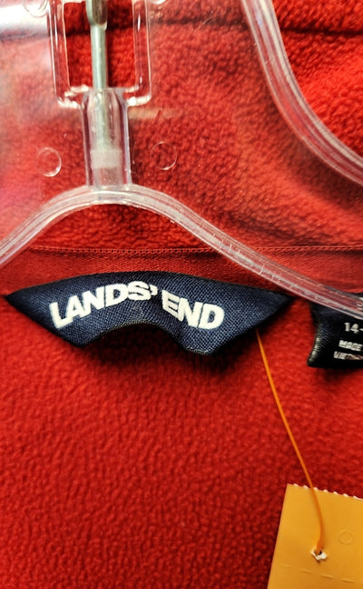 Lands End Women's Size L Red Sweatshirt