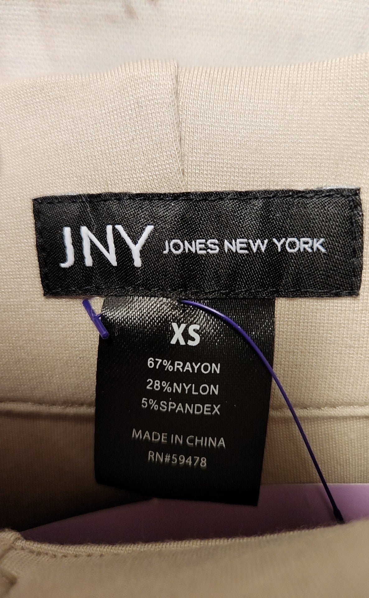 Jones New York Women's Size XS Beige Pants