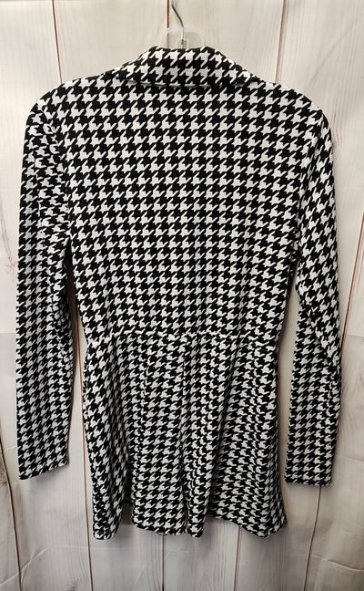 Almost Famous Women's Size L Black & White Dress