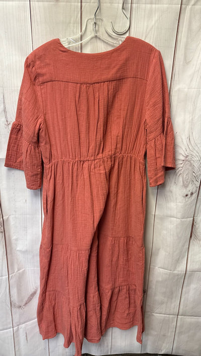 NWT Chelsea & Theodore Women's Size M Orange Dress
