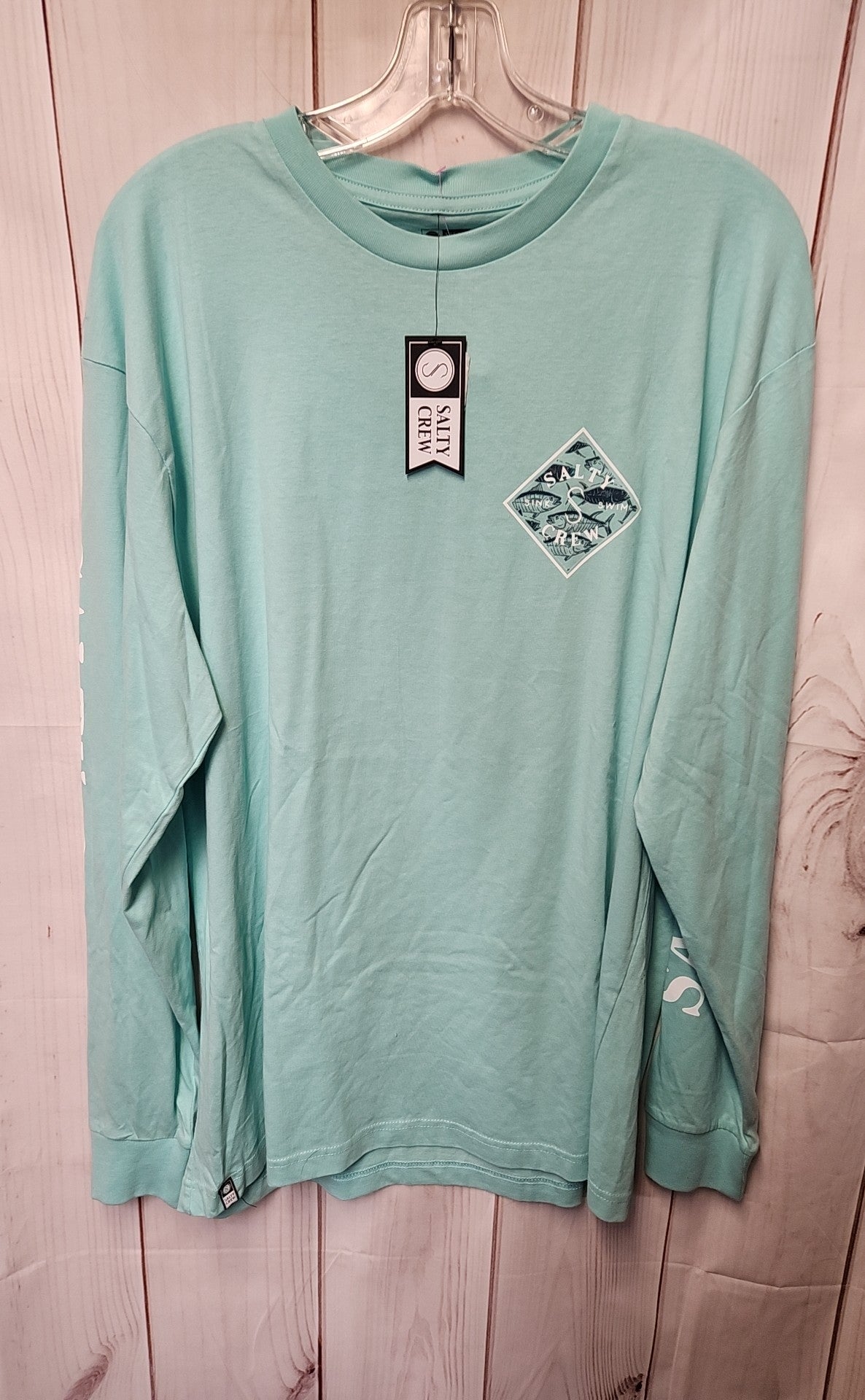 NWT Salty Crew Men's Size L Green Shirt