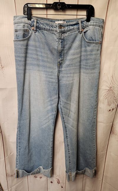 Loft Women's Size 32 (13-14) Blue Jeans The Wide Leg