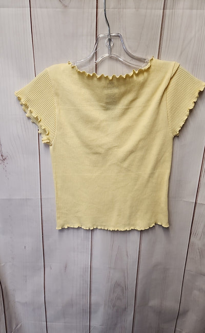 Pink Republic Women's Size M/L Yellow Short Sleeve Top