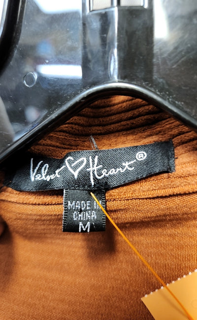 Velvet Heart Women's Size M Brown Corduroy Jacket