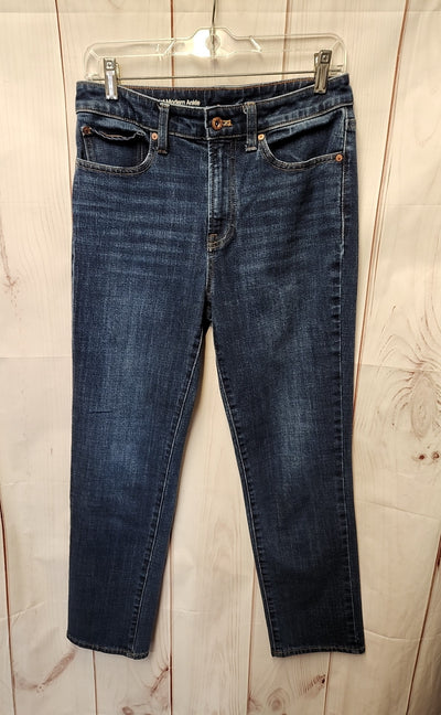 Talbots Women's Size 27 (3-4) Blue Jeans High Waist Modern Ankle