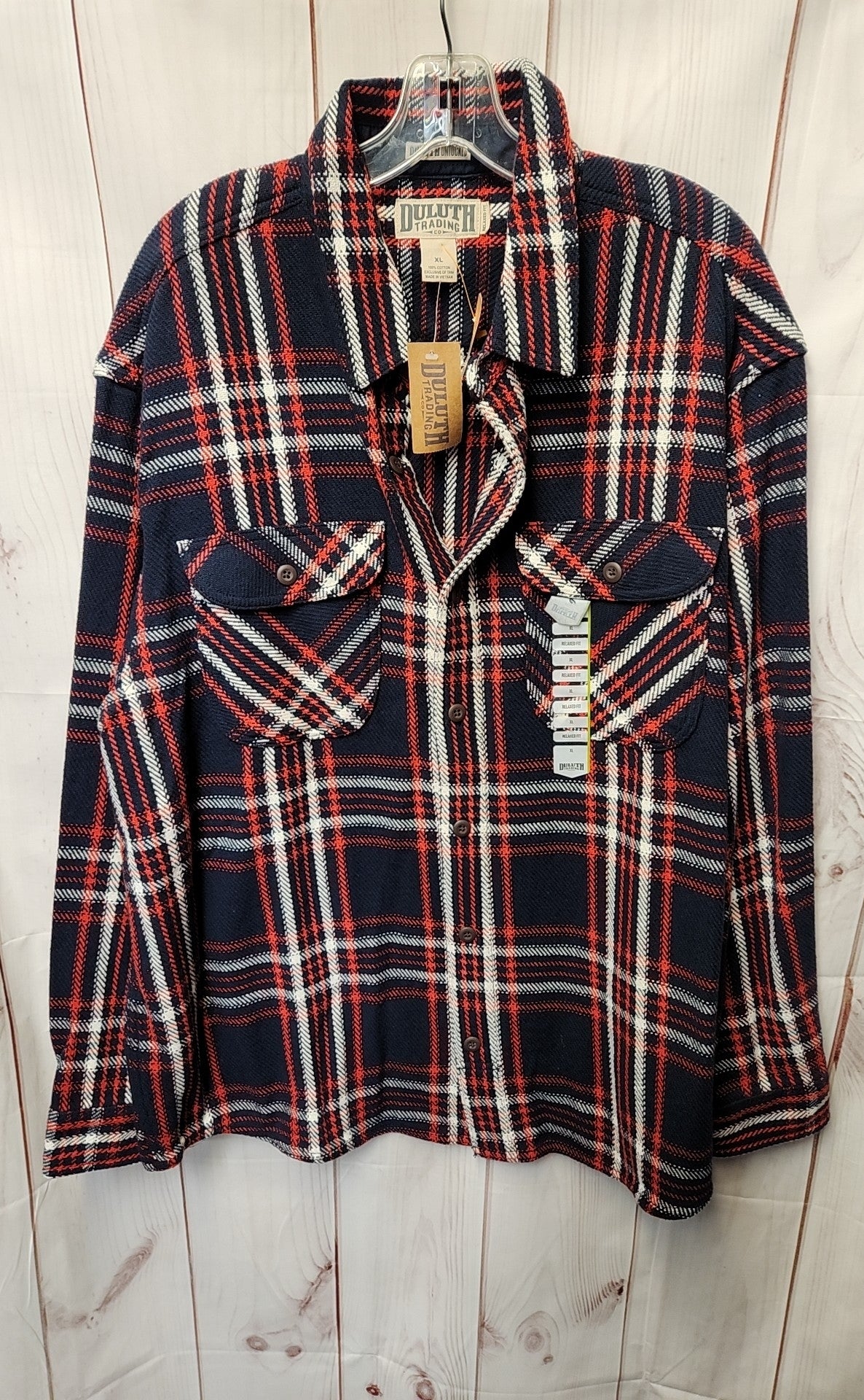 NWT Duluth Men's Size XL Navy Shirt