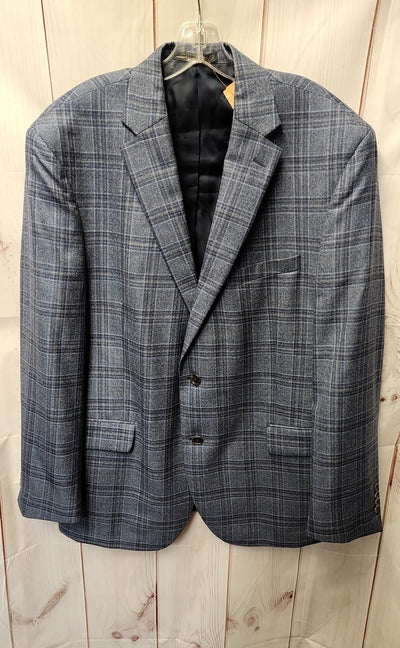 Jos A Bank Men's Size 46 Blue Sport Coat