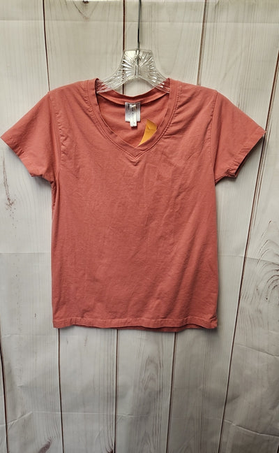 Icon Apparel Women's Size L Pink Short Sleeve Top