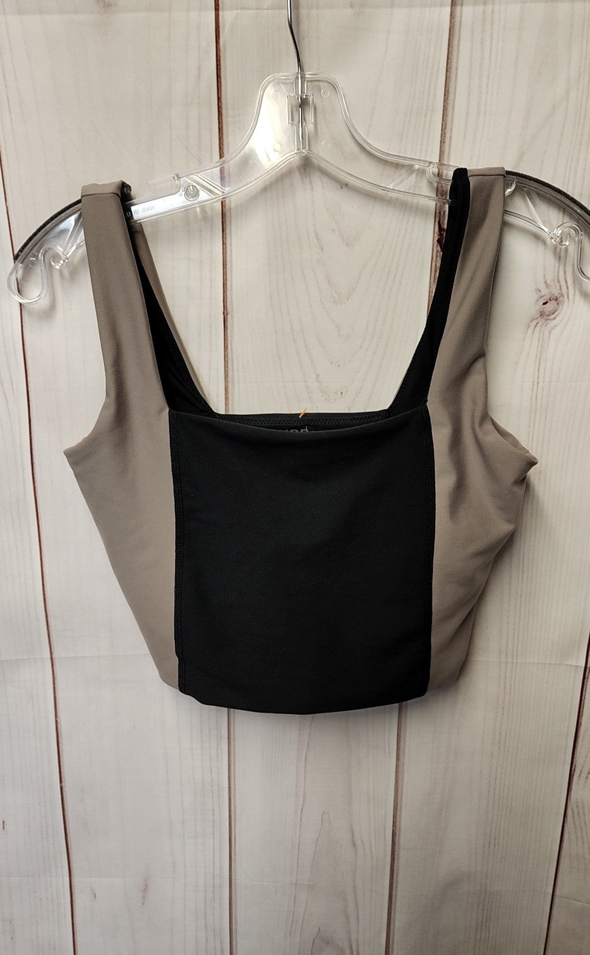 YPB Women's Size M Black & Gray Sports Bra