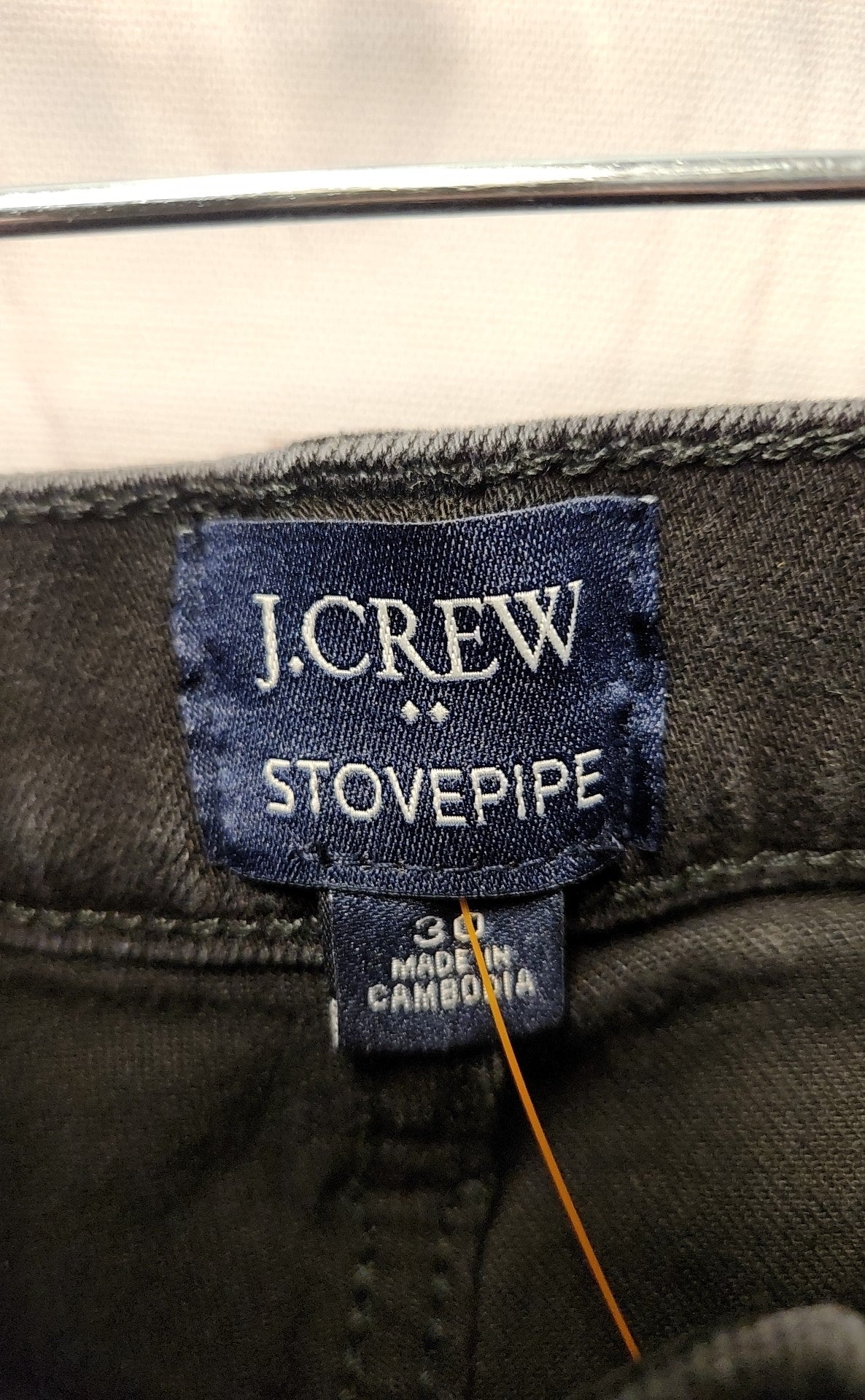 J Crew Women's Size 30 (9-10) Black Jeans Stovepipe