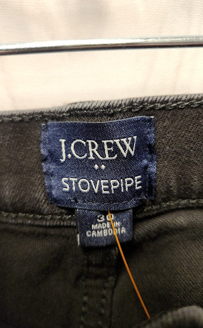 J Crew Women's Size 30 (9-10) Black Jeans Stovepipe
