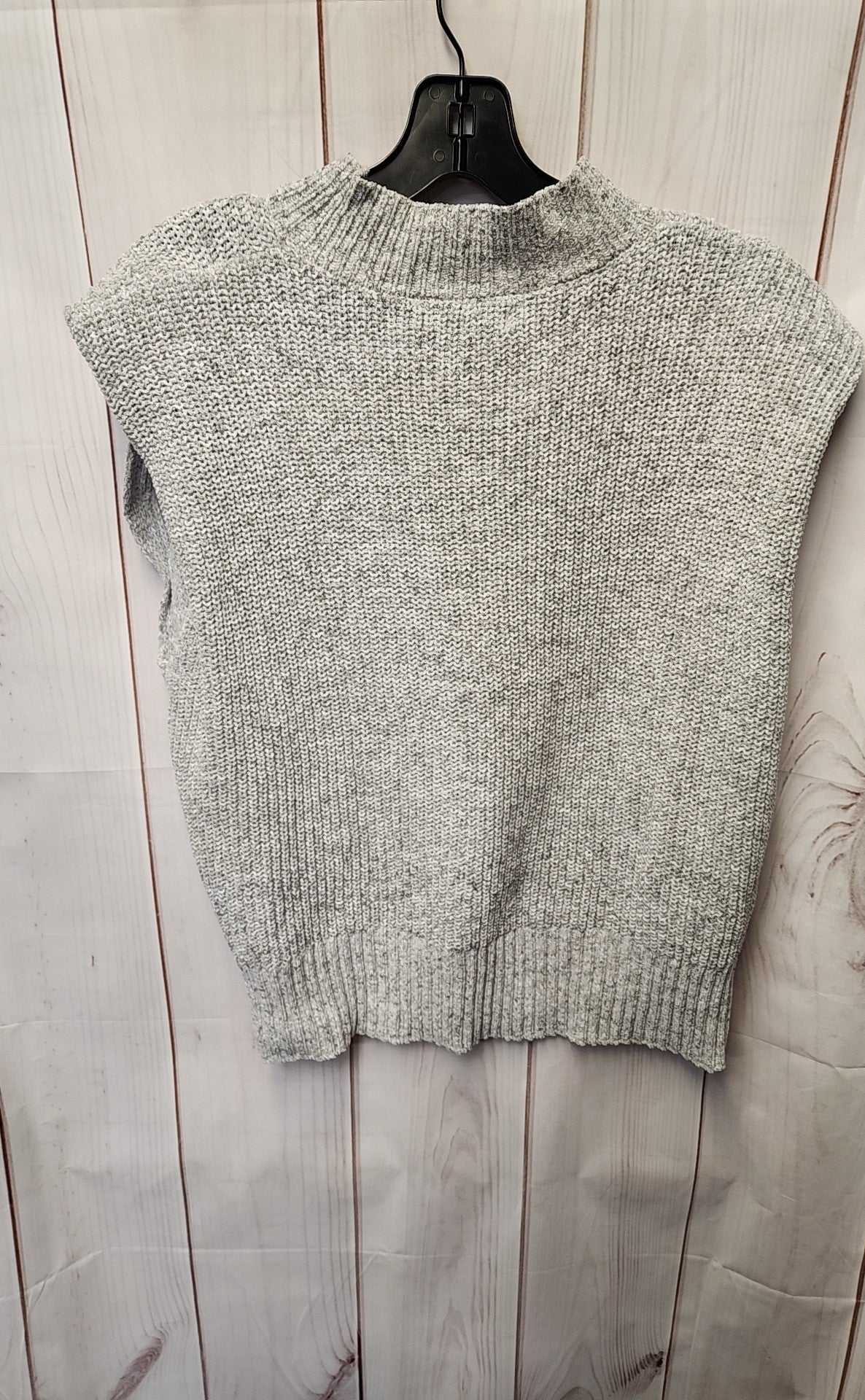 Grey & Gray Women's Size L Gray Knit Sleeveless Top