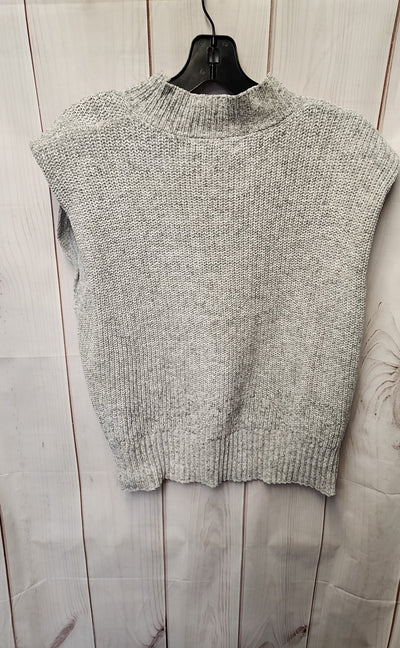 Grey & Gray Women's Size L Gray Knit Sleeveless Top