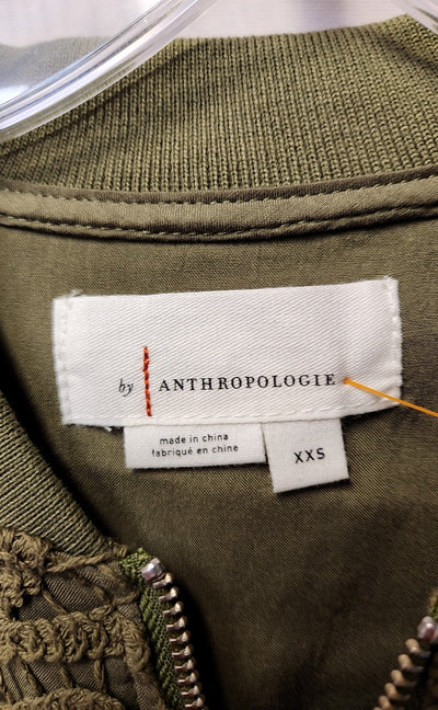 NWT Anthropologie Women's Size XXS Green Jacket