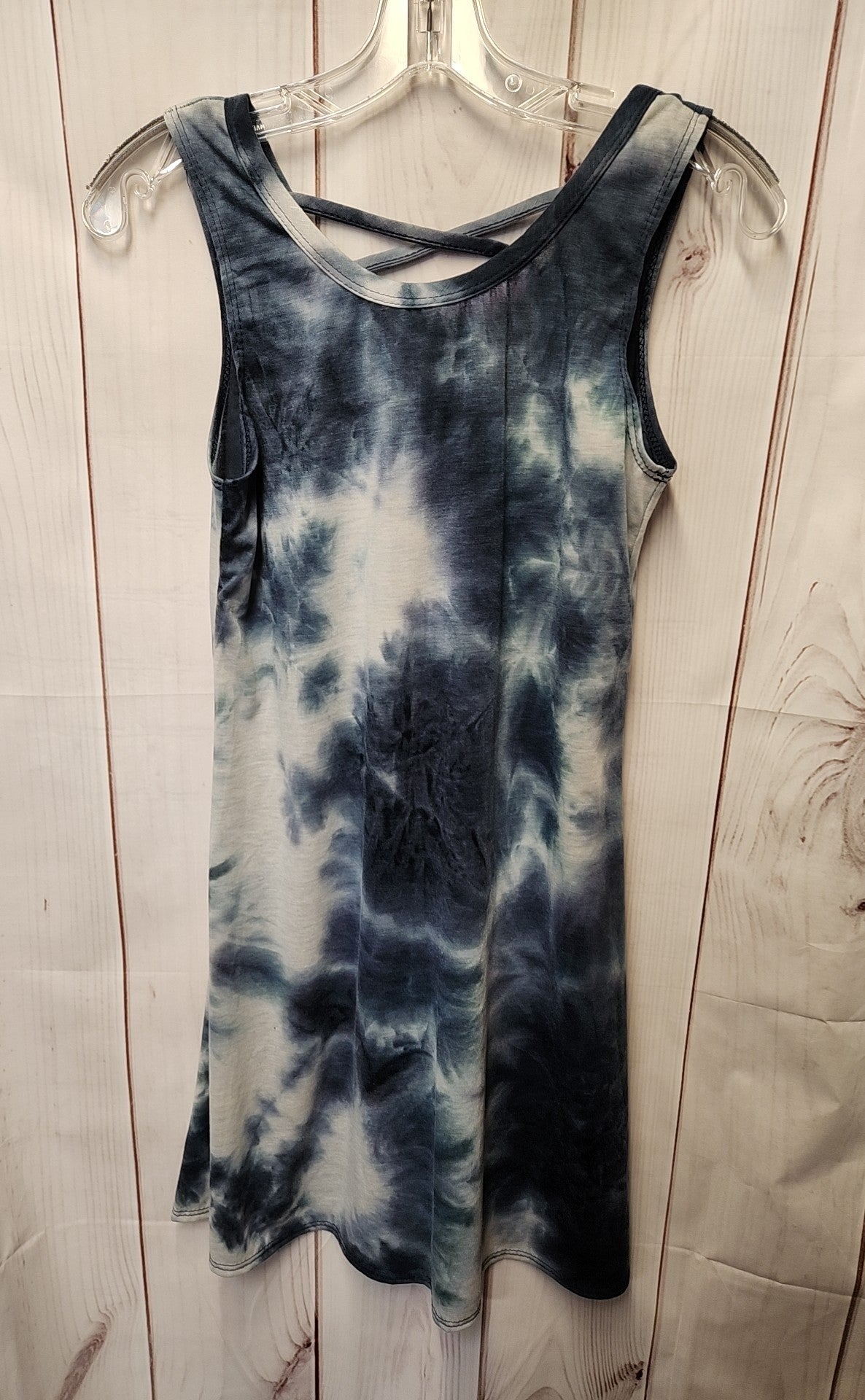 Olivia Rae Women's Size M Blue Tie Dye Dress