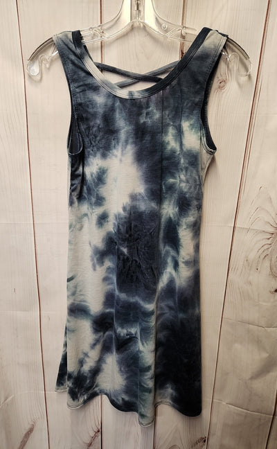 Olivia Rae Women's Size M Blue Tie Dye Dress