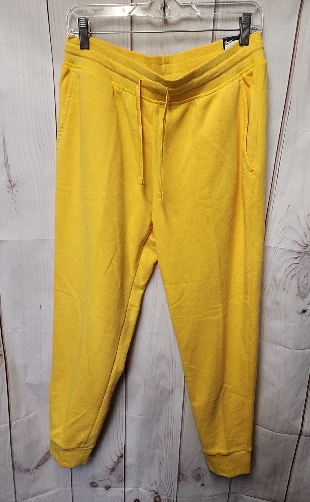 NWT Tek Gear Men's Size M Yellow Sweatpants Jogger