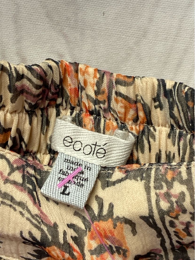 Eoote Women's Size L Orange Skirt