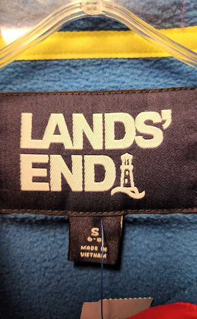 Lands End Women's Size S Pink & Blue Sweatshirt