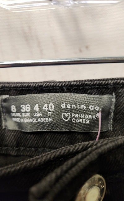 NWT Primark Women's Size 4 Black Shorts Mom Short