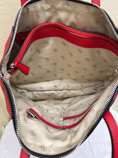 Guess Red Tote Bag