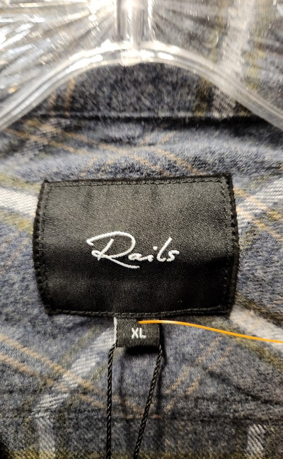 NWT Rails Men's Size XL Blue Shirt