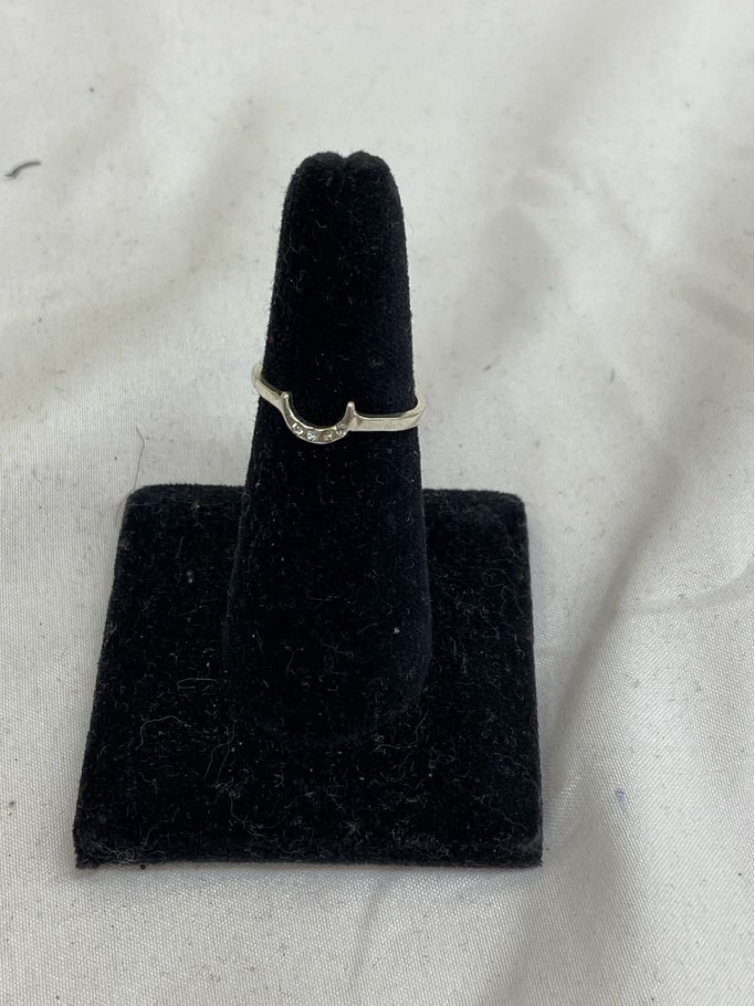 Moon Ring Size 8 Silver Ring